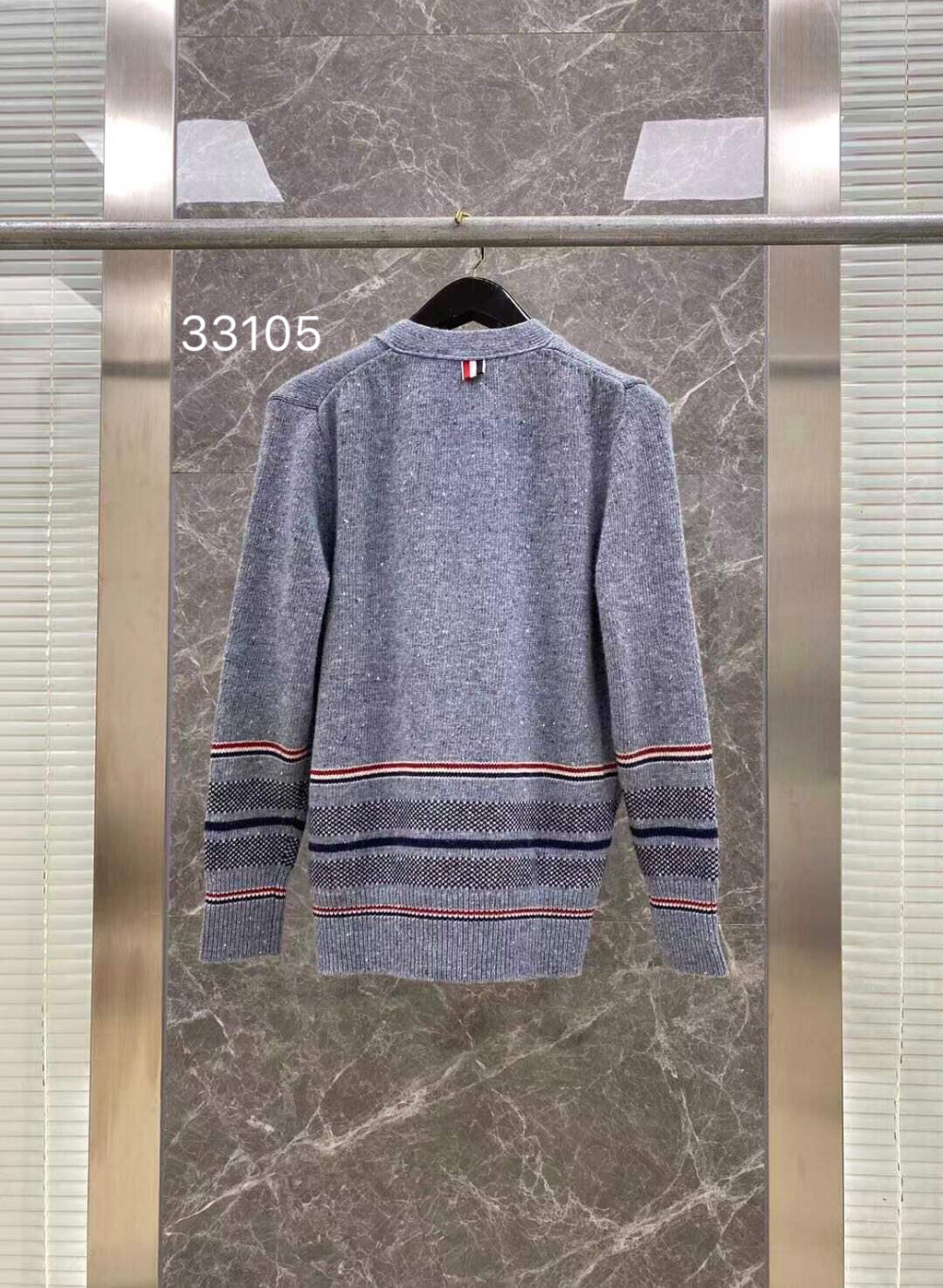 카디건 차콜 색상 이미지-S98L33