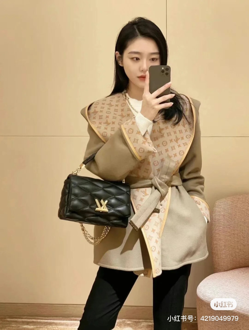 재킷 모델 착용 이미지-S340L9