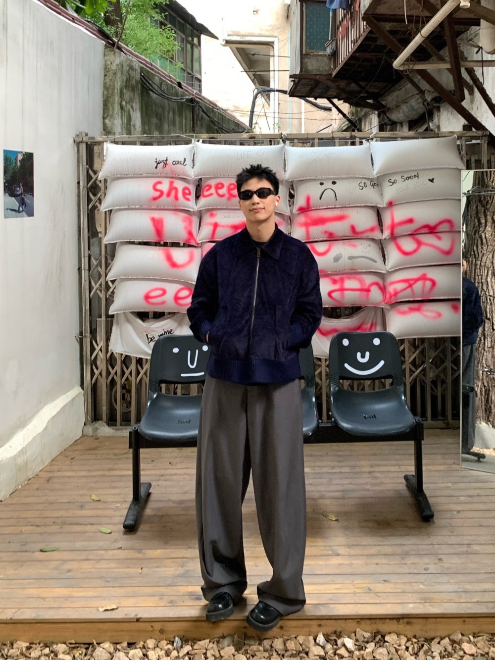 재킷 모델 착용 이미지-S165L7