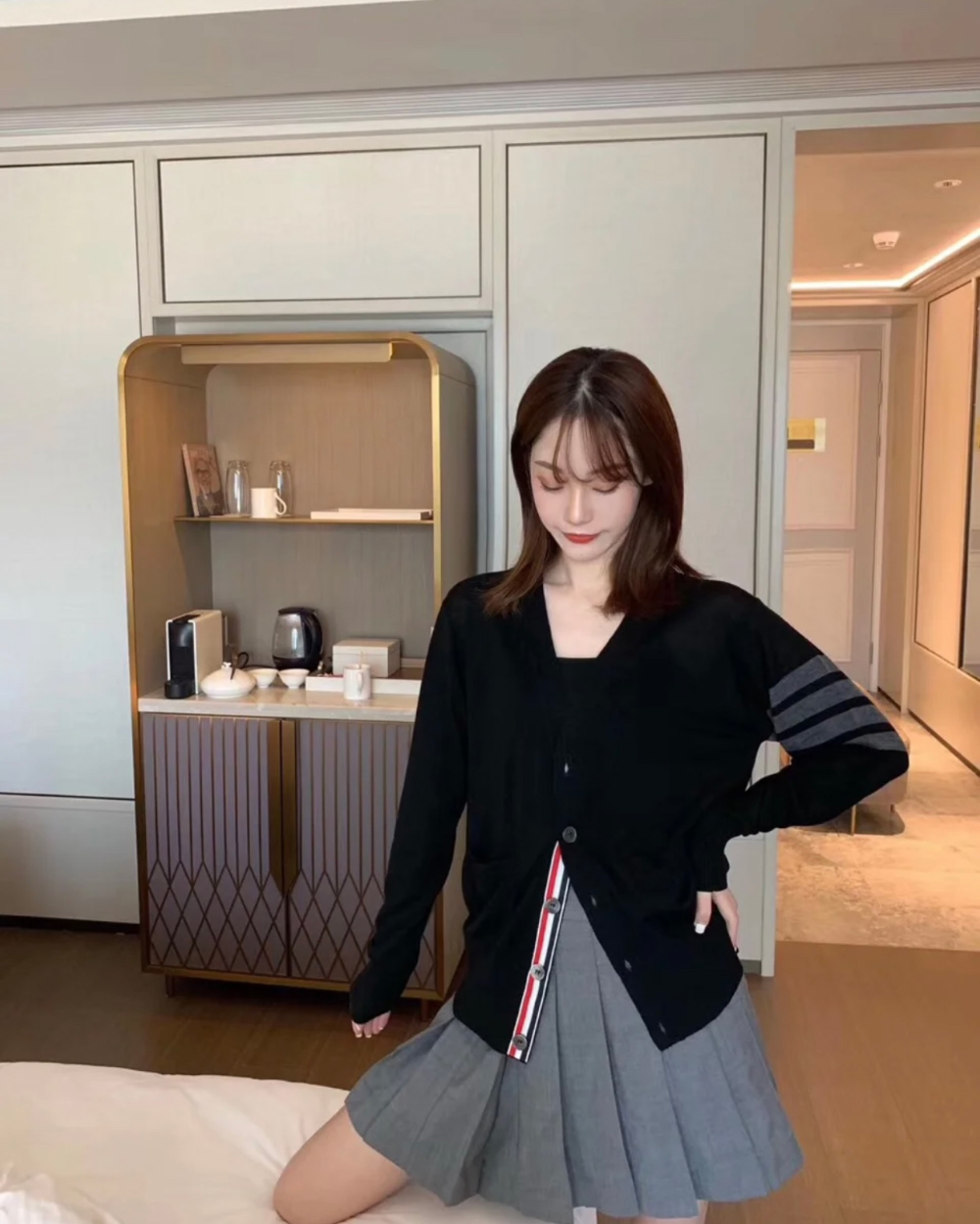 재킷 모델 착용 이미지-S956L12