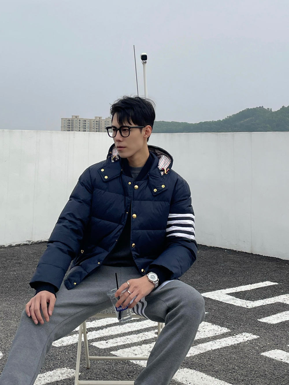 재킷 모델 착용 이미지-S1L12
